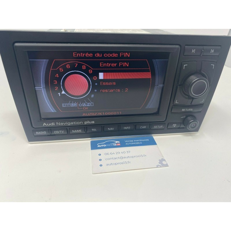 AUTORADIO CD GPS AUDI A4 S4 RS4 B6 B7 8E NAVIGATION PLUS RNS-E A6 C5  8E0035193