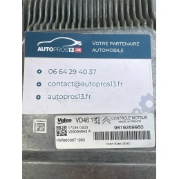 CALCULATEUR MOTEUR CITROEN...