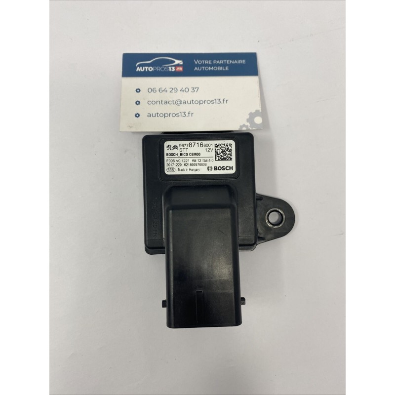 BOITIER MODULE CALCULATEUR START AND STOP PEUGEOT 5008 208 2008 308 PARTNER STT