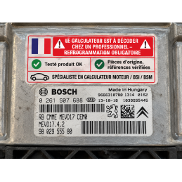 CALCULATEUR MOTEUR PEUGEOT...