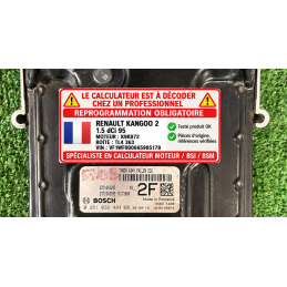 CALCULATEUR MOTEUR RENAULT...