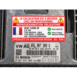 CALCULATEUR MOTEUR SEAT...