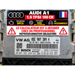 CALCULATEUR MOTEUR AUDI A1...