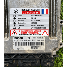 CALCULATEUR MOTEUR RENAULT...