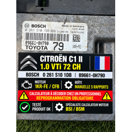 CALCULATEUR MOTEUR CITROEN...