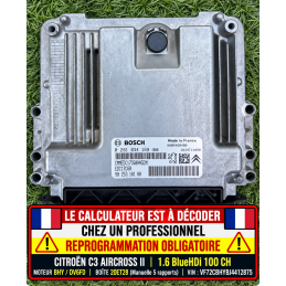 CALCULATEUR MOTEUR CITROEN...