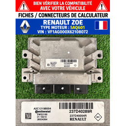 CALCULATEUR MOTEUR RENAULT...