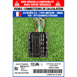 CONNECTEUR FICHE FAISCEAUX...