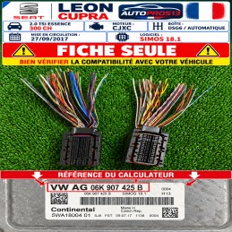 CONNECTEUR FICHE FAISCEAUX...