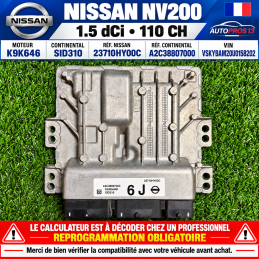 CALCULATEUR MOTEUR NISSAN...