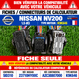 CONNECTEUR FICHE FAISCEAUX...