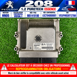 CALCULATEUR MOTEUR PEUGEOT...