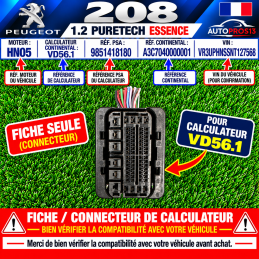 CONNECTEUR FICHE FAISCEAUX...