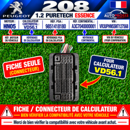 CONNECTEUR FICHE FAISCEAUX...
