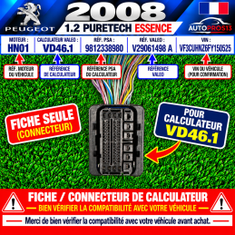 CONNECTEUR FICHE FAISCEAUX...