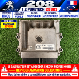 CALCULATEUR MOTEUR PEUGEOT...