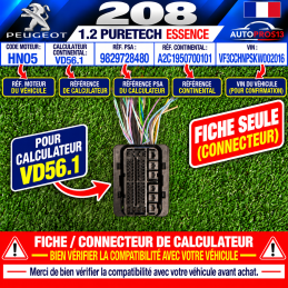 CONNECTEUR FICHE FAISCEAUX...