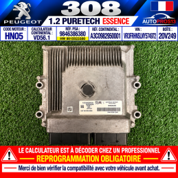 CALCULATEUR MOTEUR PEUGEOT...