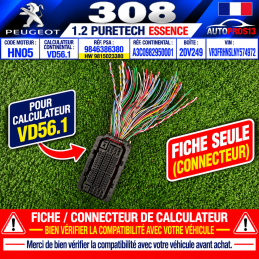 CONNECTEUR FICHE FAISCEAUX...