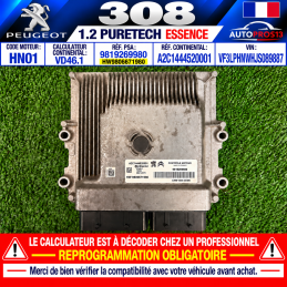 CALCULATEUR MOTEUR PEUGEOT...
