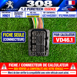 CONNECTEUR FICHE FAISCEAUX...