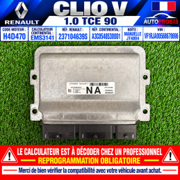 CALCULATEUR MOTEUR RENAULT...
