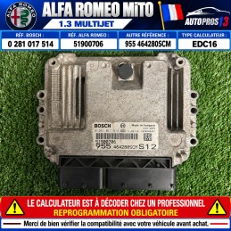 CALCULATEUR MOTEUR ALFA...