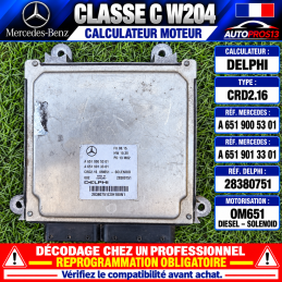 CALCULATEUR MOTEUR MERCEDES...