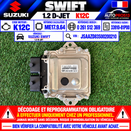 CALCULATEUR MOTEUR SUZUKI...