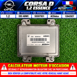 CALCULATEUR MOTEUR OPEL...