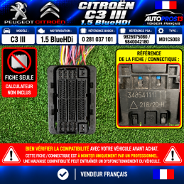 CONNECTEUR FICHE FAISCEAUX...