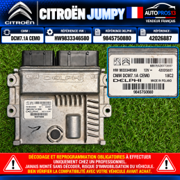 CALCULATEUR MOTEUR CITROEN...