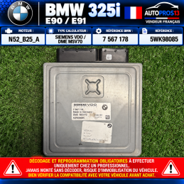 CALCULATEUR MOTEUR BMW...