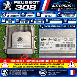CALCULATEUR MOTEUR CITROEN...