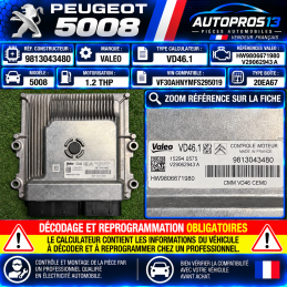 CALCULATEUR MOTEUR PEUGEOT...