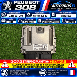 CALCULATEUR MOTEUR PEUGEOT...
