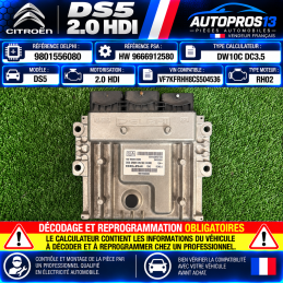 CALCULATEUR MOTEUR CITROEN...