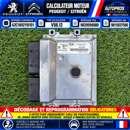 CALCULATEUR MOTEUR PEUGEOT...