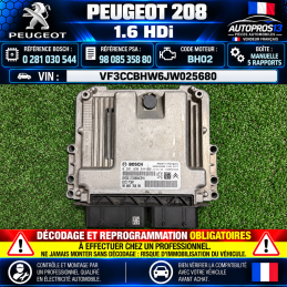 CALCULATEUR MOTEUR PEUGEOT...