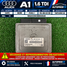 CALCULATEUR MOTEUR AUDI A1...