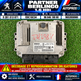 CALCULATEUR MOTEUR CITROEN...