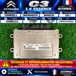 CALCULATEUR MOTEUR CITROEN...