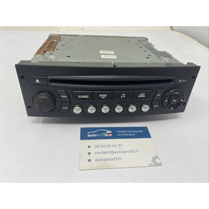 Psa Rd4 POSTE AUTORADIO CD SIEMENS RD4 N1-02 PSA PEUGEOT CITROEN C3 C2 207 JUMPY