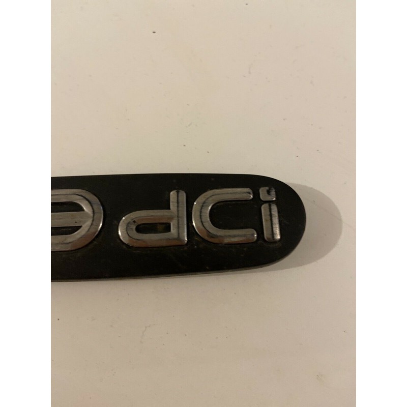 Lot De 2 Badges Monogramme DCI 100 Noir - Compatible Renault Master - ESC Auto Parts