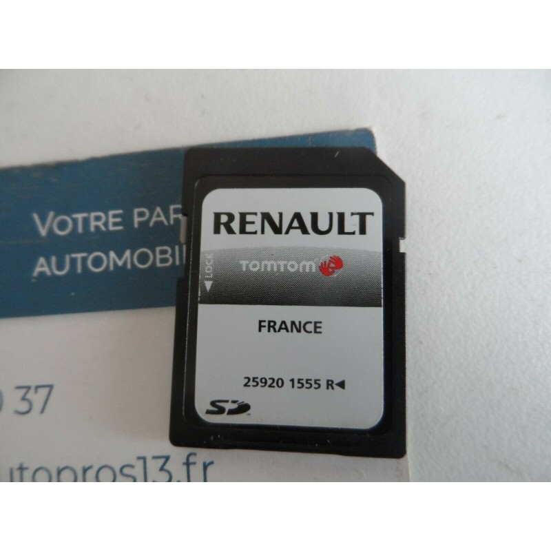 CART SD ORIGINE GPS NAVIGATION TOMTOM RENAULT CLIO 3 MEGANE LAGUNA