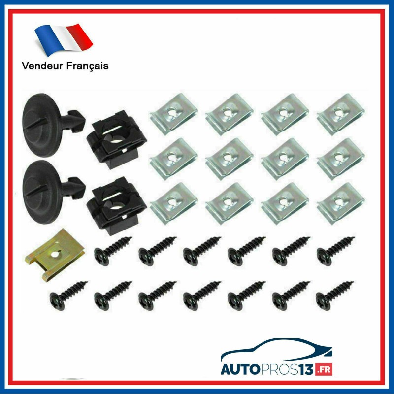 10 Clips Fixation Cache Sous Moteur Citroen peugeot