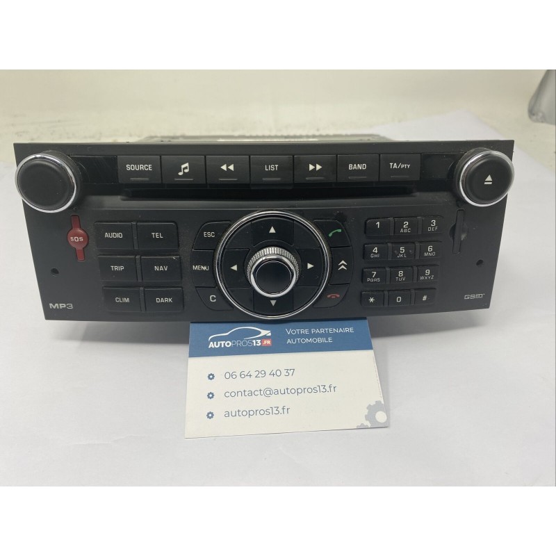 Autoradio PEUGEOT 407 PHASE 1 Essence