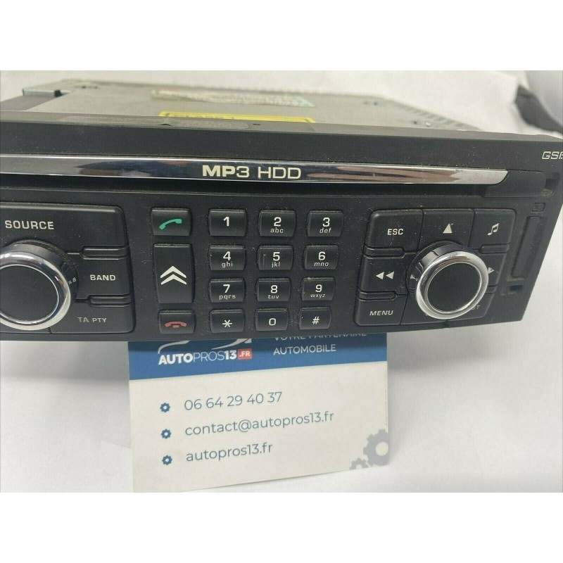 AUTORADIO GPS PSA PEUGEOT CITROEN MP3 HDD RT5 RT5-01 N3 C4 PICASSO ...