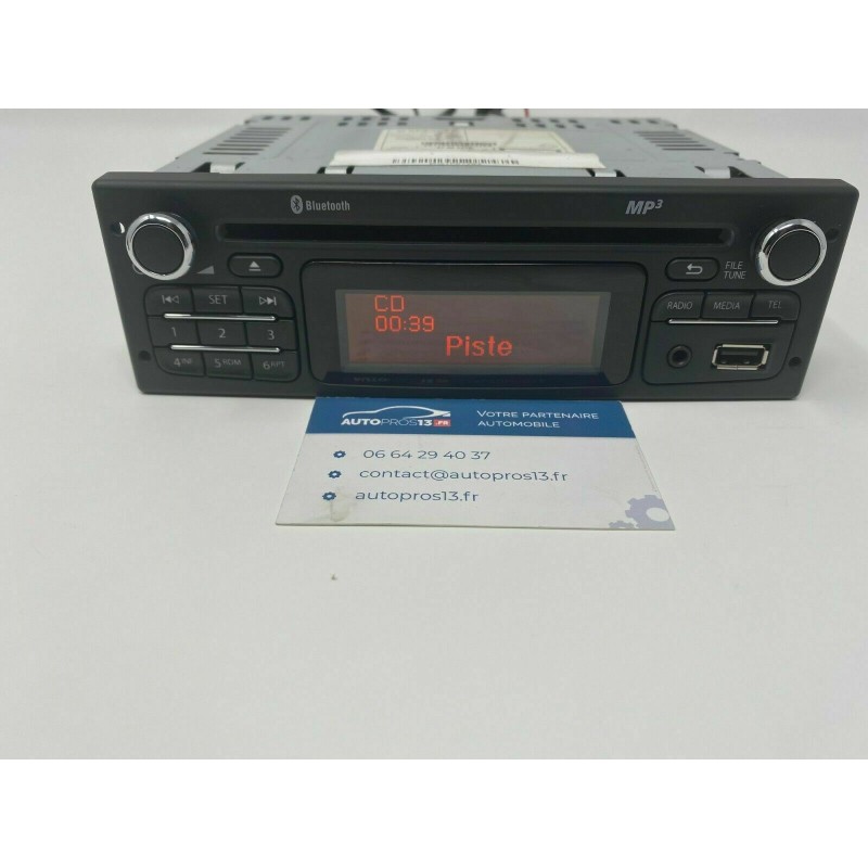 AUTORADIO DACIA SANDERO RENAULT MASTER MASCOTT OPEL MOVANO USB BLUETOOTH CD  MP3