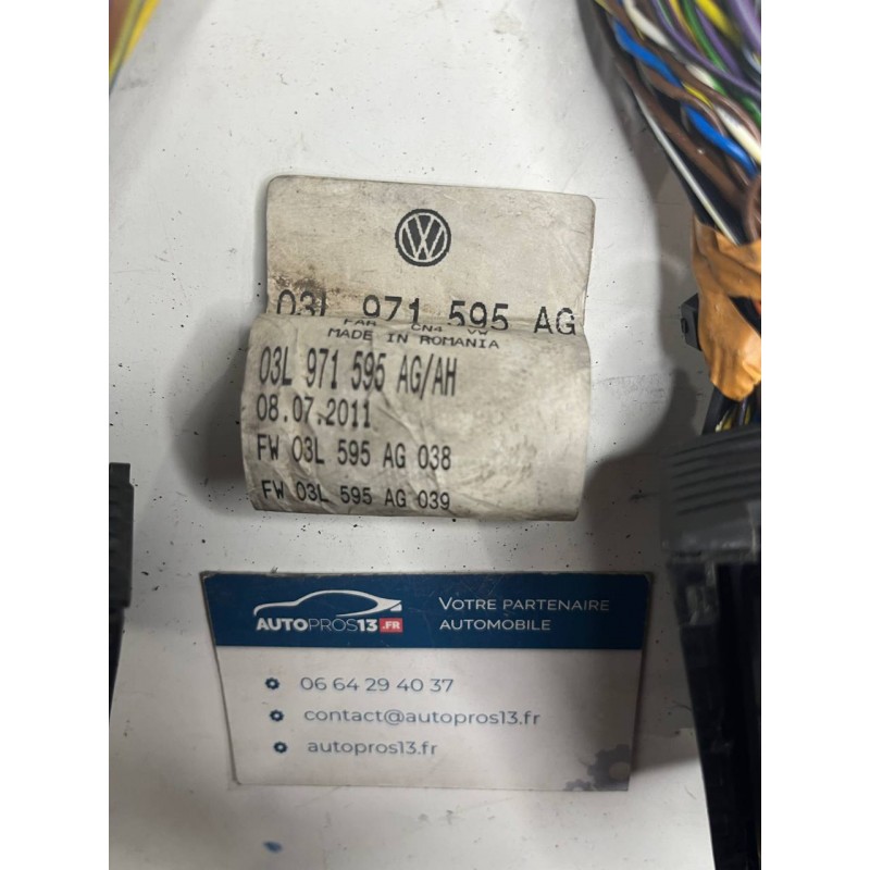 Câble D'Airbag VW Touareg 7P6 - Connecteur 7P6971584B, Neuf, Pièce D'origine Allemagne